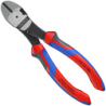 Pince coupante de côté Knipex à forte démultiplication avec ressort d'ouverture