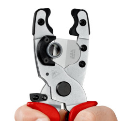 Coupe-tube PER, multicouches et gaines de protection 210 mm - Knipex - Capacité Ø 12-35 mm