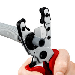 Coupe-tube PER, multicouches et gaines de protection 210 mm - Knipex - Capacité Ø 12-35 mm