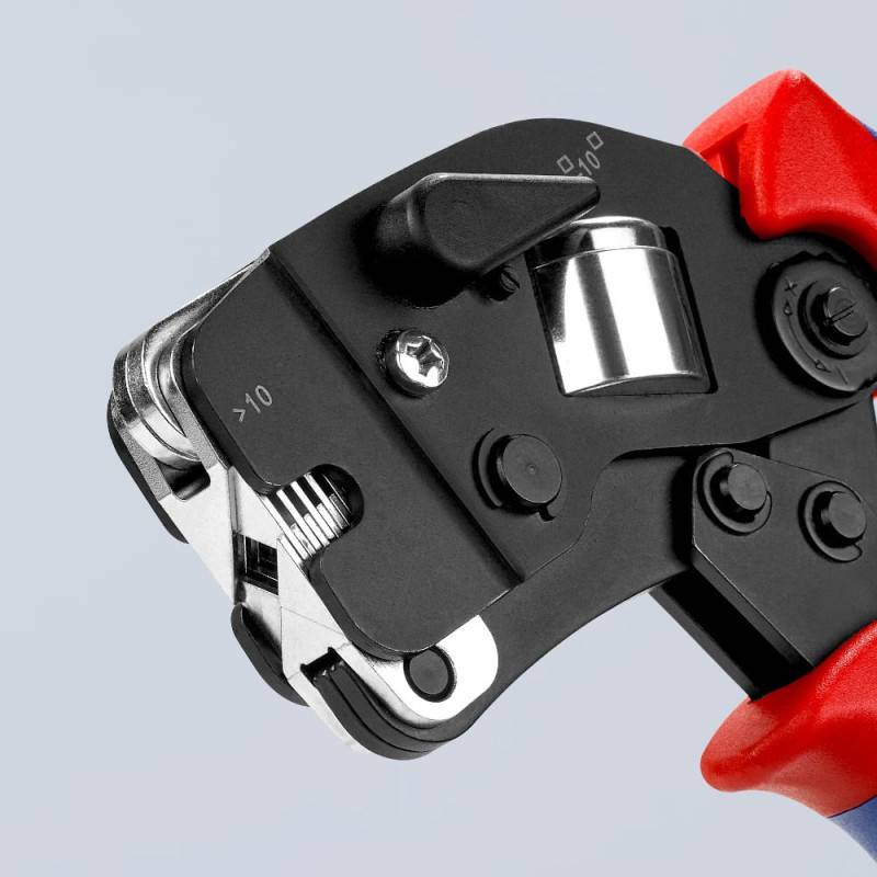 Knipex Pince à Sertir Embouts De Câble Isolées VDE 180 Mm 97 78 180 - Outil Professionnel