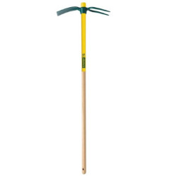 Serfouette forgée Leborgne panne et fourche 25 cm manche bois