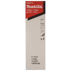 Lame scie ruban bois 6 dents/pouce longueur 1140 mm - lot de 3