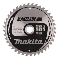 Lame Makita carbure Makblade bois diamètre 260 mm alésage 30 mm 40 dents