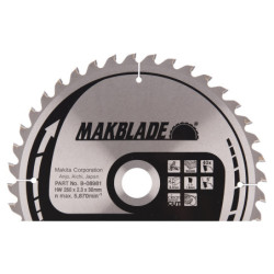 Lame Makita carbure Makblade bois diamètre 260 mm alésage 30 mm 40 dents