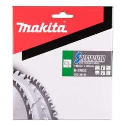Lame carbure spéciale bois diamètre 136 mm alésage 20 mm 16 dents pour scie circulaire sur batterie