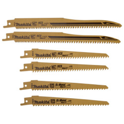 Lame de scie récipro pour bois B4432 Makita - Lot de 6 lames