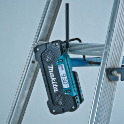 Radio de chantier avec écran LCD 12V CXT Li-Ion Makita sans batterie ni chargeur