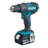 Perceuse visseuse à percussion Makita 18 V Li-Ion 4 Ah Ø 13 mm + 2 batteries + chargeur + coffret