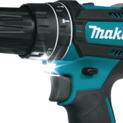 Perceuse visseuse à percussion Makita 18 V Li-Ion 4 Ah Ø 13 mm + 2 batteries + chargeur + coffret