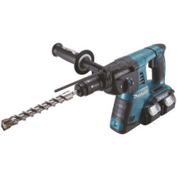 Perforateur burineur SDS Plus DHR264PT4J 36 V 5 Ah + 4 batteries + chargeur double + coffret Makpac