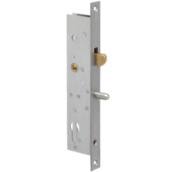 Serrure à encastrer n°28/46 Metalux axe 31 mm entraxe 92 mm fouillot de 8 mm