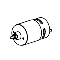 moteur complet 10.8 V pour perceuse visseuse sans fil Metabo Powermaxx BS