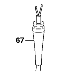Enveloppe de protection câble pour marteau perforateur Metabo KHE 26 SP