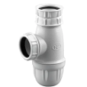 Siphon d'évier en plastique blanc hauteur réglable Noyon & Thiebault - diamètre 40 - filetage 1 1/2