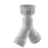 Raccord Y femelle 2 sorties mâles diamètre 20 x 27 mm plastique - Noyon et Thiebault