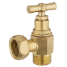 Robinet d'arrêt à clapet pour WC équerre Noyon & Thiebault MF 3/8