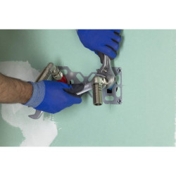 Platine de fixation murale double pour multicouche à compression diamètre 16 - 3/4M