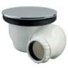 Bonde receveur douche sortie orientable capot diamètre 90 mm