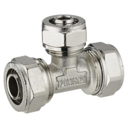 Té réduit à compression multicouche Diamètre 20-16-20