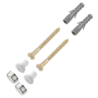 Fixation bidet/WC tirefond 6x70mm - Lot de 2