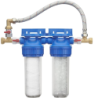 Station double anti-calcaire / anti-impuretés avec Bypass efficacité 12 mois