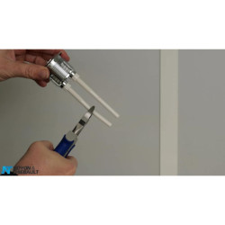 Ensemble Chasse d'Eau Robinet Flotteur + Mécanisme WC à Bouton Poussoir 3/6 Litres