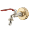 Robinet de cuve 1/4 de tour + Raccord adaptateur s60 3/4 robinet 1/4