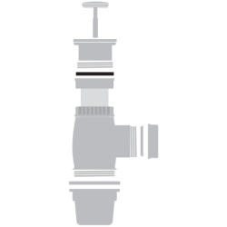 Joint de vidange pour culot de siphon 41x47x2mm caoutchouc