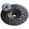 Plateau caoutchouc écrou M14 pour disque fibre diamètre 115 mm