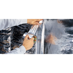 Ruban Aluminium adhésif - Thermofilm 875 Barnier - 100 mm x 25 m