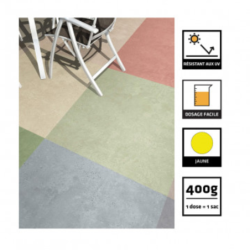 Colorant béton mortier enduit Sika SikaCem coloris jaune pot de 400 g