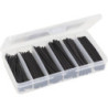 Assortiment de 170 gaines thermorétractables 100mm noires restreint 2:1