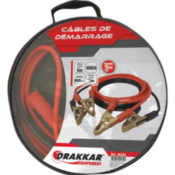Jeu de cable de démarrage 850 A section 50mm² longueur 2 x 5 m