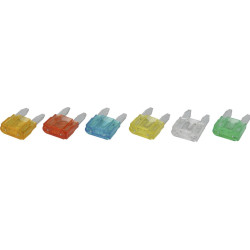 Assortiment de 120 mini fusibles enfichables