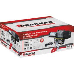 Treuil de traction électrique Sodise 12V 1800kg charge roulante