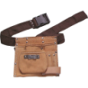 Ceinture porte outils simple poche en cuir épais