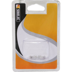 Lampe témoin wedgebase sans culot 12V-3W - Lot de 2