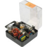 Coffret de secours universel H1/H4/H7 12V Sodelec contenant 8 ampoules et 5 fusibles