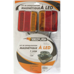 Kit de signalisation 7,5m magnétique LED 12V