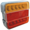 Lanterne 4 fonctions carre led