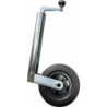 Roue jockey pleine, jante pvc, 160 mm x 40 mm, diamètre tube 35 mm