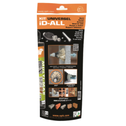 Kit universel de scellement ID ALL comprenant 8 chevilles + 1 cartouche 300 ml + 2 buses
