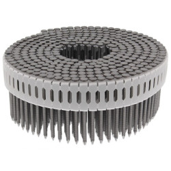Clou cranté en rouleau Paslode pour cloueur pneumatique CNP - 2,5x50 mm - boîte de 9750