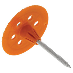 Cheville Isowood Spit pour fixation isolant extérieur de 100 mm - Diamètre 60 mm - Boîte de 200