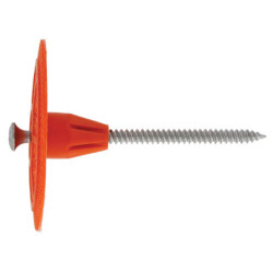 Cheville Isowood Spit pour fixation isolant extérieur de 100 mm - Diamètre 60 mm - Boîte de 200