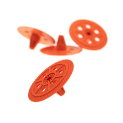 Cheville Isowood Spit pour fixation isolant extérieur de 100 mm - Diamètre 60 mm - Boîte de 200