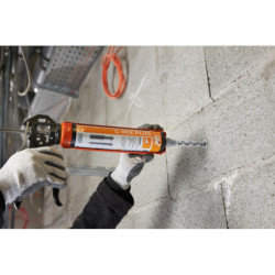 Cartouche scellement chimique C MIX Plus pierre 300 ml + 2 buses
