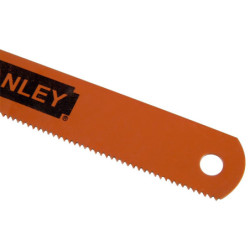 Lame de scie à métaux rubis Stanley - Longueur 300 mm - 24 dents par pouce - Acier - Lot de 2