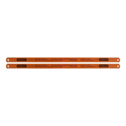 Lame de scie à métaux rubis Stanley - Longueur 300 mm - 24 dents par pouce - Acier - Lot de 2
