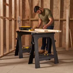 Tréteaux pliables Stanley charge maximale 450 kg lot de 2 pièces